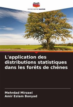 Cover L'application des distributions statistiques dans les forêts de chênes