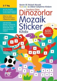 Sayilara Göre Dinozorlar Mozaik Sticker Kitabi - Cinar, Ferhat