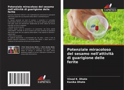 Cover Potenziale miracoloso del sesamo nell'attività di guarigione delle ferite