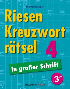 Cover Riesen-Kreuzworträtsel in großer Schrift 4 (5 Exemplare à 3,99 EUR)