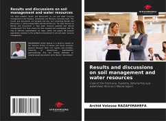 Cover Results and discussions on soil management and water resources