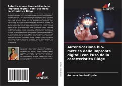 Cover Autenticazione bio-metrica delle impronte digitali con l'uso della caratteristica Ridge