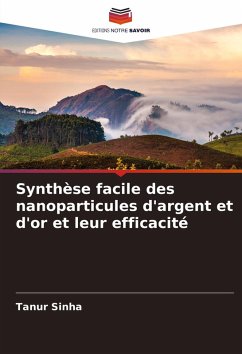 Cover Synthèse facile des nanoparticules d'argent et d'or et leur efficacité