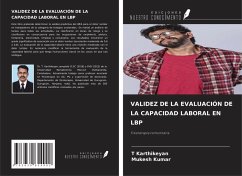Cover VALIDEZ DE LA EVALUACIÓN DE LA CAPACIDAD LABORAL EN LBP