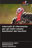 Intervalli di riferimento per gli indici emato-biochimici dei tacchini