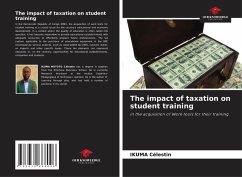 Cover The impact of taxation on student training