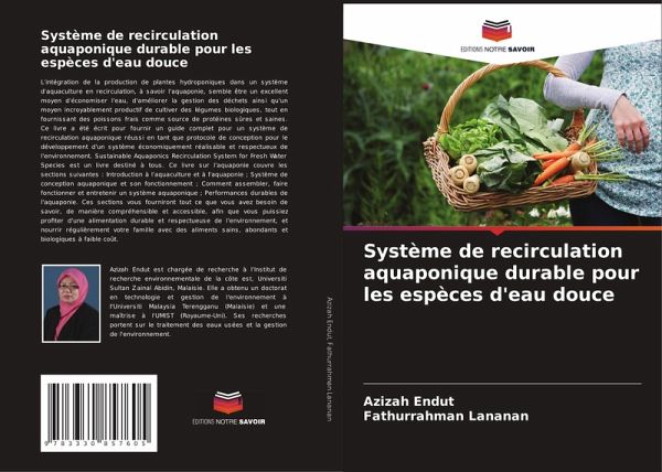 Système de recirculation aquaponique durable pour les espèces d'eau douce Système de recirculation aquaponique durable pour les espèces d'eau douce