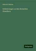 Erläuterungen zu den deutschen Klassikern Erläuterungen zu den deutschen Klassikern