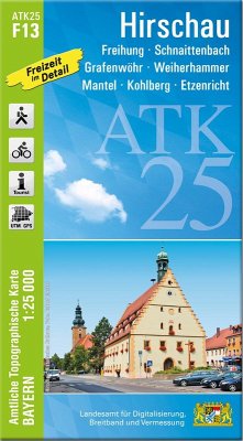 Cover ATK25-F13 Hirschau (Amtliche Topographische Karte 1:25000)