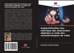 Cover Authentification bio-métrique des empreintes digitales à l'aide des caractéristiques de crête
