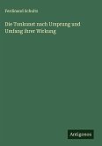 Die Tonkunst nach Ursprung und Umfang ihrer Wirkung Die Tonkunst nach Ursprung und Umfang ihrer Wirkung