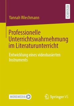 Cover Professionelle Unterrichtswahrnehmung im Literaturunterricht (eBook, PDF)