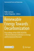Renewable Energy Towards Decarbonization (eBook, PDF)