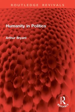 Cover Humanity in Politics (eBook, PDF)