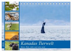 Kanadas Tierwelt - Bären, Wale und vieles mehr (Tischkalender 2026 DIN A5 quer), CALVENDO Monatskalender