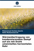 Wärmeübertragung von kondensierendem Dampf auf ein mit Draht umwickeltes horizontales Rohr Wärmeübertragung von kondensierendem Dampf auf ein mit Draht umwickeltes horizontales Rohr