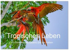 Cover Tropisches Leben Ein Paradies des Lebens und der Farben (Wandkalender 2026 DIN A2 quer), CALVENDO Monatskalender