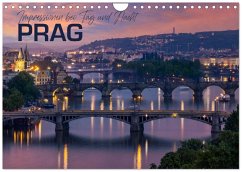 Cover PRAG Impressionen bei Tag und Nacht (Wandkalender 2026 DIN A4 quer), CALVENDO Monatskalender
