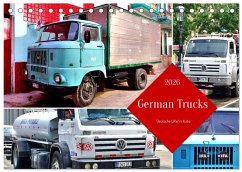 Cover German Trucks - Deutsche LKW in Kuba (Tischkalender 2026 DIN A5 quer), CALVENDO Monatskalender