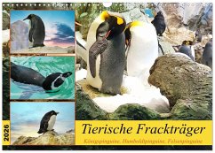 Cover Tierische Frackträger (Wandkalender 2026 DIN A3 quer), CALVENDO Monatskalender