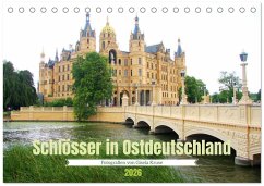 Schlösser in Ostdeutschland (Tischkalender 2026 DIN A5 quer), CALVENDO Monatskalender
