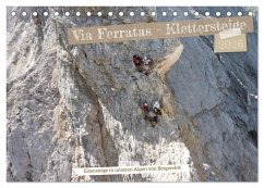 Cover Via Ferratas - Klettersteige (Tischkalender 2026 DIN A5 quer), CALVENDO Monatskalender