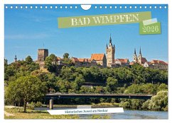 Cover Bad Wimpfen - Historisches Juwel am Neckar (Wandkalender 2026 DIN A4 quer), CALVENDO Monatskalender