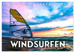 Cover Windsurfen - Wellen und Wind (Tischkalender 2026 DIN A5 quer), CALVENDO Monatskalender