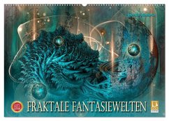 Fraktale Fantasiewelten (Wandkalender 2026 DIN A2 quer), CALVENDO Monatskalender