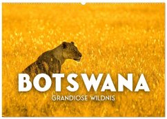 Cover Botswana - Grandiose Wildnis (Wandkalender 2026 DIN A2 quer), CALVENDO Monatskalender