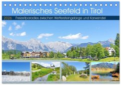 Malerisches Seefeld in Tirol (Tischkalender 2026 DIN A5 quer), CALVENDO Monatskalender