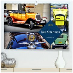 Taxi Veteranen - Kubas älteste Taxis (hochwertiger Premium Wandkalender 2026 DIN A2 quer), Kunstdruck in Hochglanz