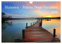 Masuren - Polens Seen-Paradies (Wandkalender 2026 DIN A4 quer), CALVENDO Monatskalender Masuren - Polens Seen-Paradies (Wandkalender 2026 DIN A4 quer), CALVENDO Monatskalender