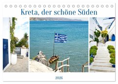 Cover Kreta, der schöne Süden (Tischkalender 2026 DIN A5 quer), CALVENDO Monatskalender