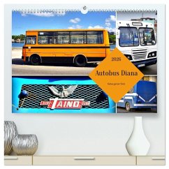 Cover Autobus Diana - Kubas ganzer Stolz (hochwertiger Premium Wandkalender 2026 DIN A2 quer), Kunstdruck in Hochglanz
