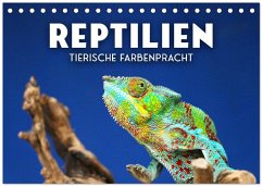 Reptilien - Tierische Farbenpracht (Tischkalender 2026 DIN A5 quer), CALVENDO Monatskalender