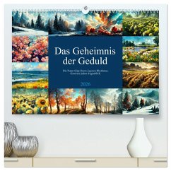 Das Geheimnis der Geduld (hochwertiger Premium Wandkalender 2026 DIN A2 quer), Kunstdruck in Hochglanz