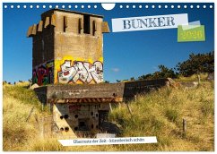 Cover Bunker Überreste der Zeit - Künstlerisch schön (Wandkalender 2026 DIN A4 quer), CALVENDO Monatskalender