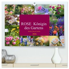 Cover Rose Königin des Gartens (hochwertiger Premium Wandkalender 2026 DIN A2 quer), Kunstdruck in Hochglanz