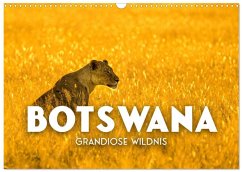 Cover Botswana - Grandiose Wildnis (Wandkalender 2026 DIN A3 quer), CALVENDO Monatskalender