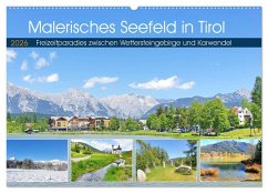 Malerisches Seefeld in Tirol (Wandkalender 2026 DIN A2 quer), CALVENDO Monatskalender
