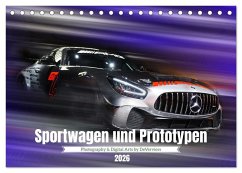 Sportwagen und Prototypen (Tischkalender 2026 DIN A5 quer), CALVENDO Monatskalender