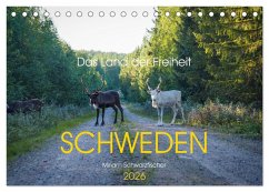 Das Land der Freiheit Schweden (Tischkalender 2026 DIN A5 quer), CALVENDO Monatskalender