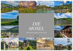 Die Mosel zwischen Koblenz und Trier (Wandkalender 2026 DIN A2 quer), CALVENDO Monatskalender