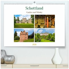 Cover Schottland - Castles und Whisky (hochwertiger Premium Wandkalender 2026 DIN A2 quer), Kunstdruck in Hochglanz