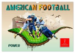 American Football - Power (Wandkalender 2026 DIN A3 quer), CALVENDO Monatskalender