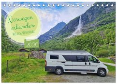 Norwegen erkunden mit dem Wohnmobil (Tischkalender 2026 DIN A5 quer), CALVENDO Monatskalender