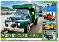 Cover FORD TRUCKS IN KUBA - Veteranen der Strasse (Wandkalender 2026 DIN A4 quer), CALVENDO Monatskalender