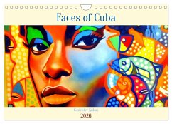 Cover Faces of Cuba - Gesichter Kubas (Wandkalender 2026 DIN A4 quer), CALVENDO Monatskalender