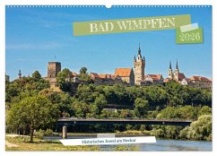 Cover Bad Wimpfen - Historisches Juwel am Neckar (Wandkalender 2026 DIN A2 quer), CALVENDO Monatskalender